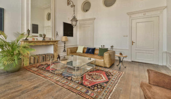 Beautiful interior rug
