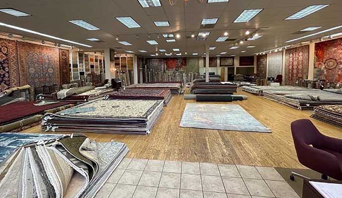 A oriental rug store