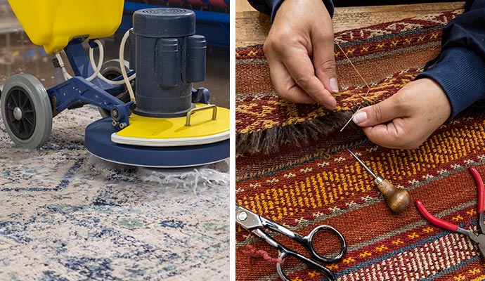 rug cleaning and repair in Decatur, GA