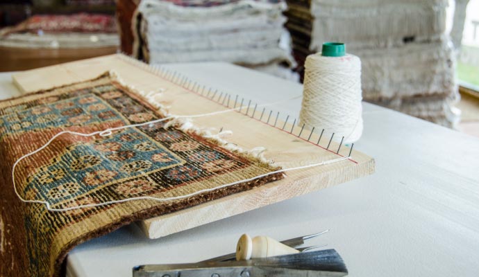 Rug repair service