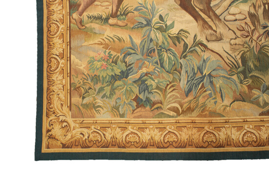 Antique French Tapestry Panel Circa 1890 01