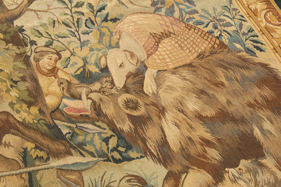 Antique French Tapestry Panel Circa 1890 03