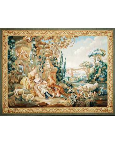 Recreation of an18th century design after a Boucher painting