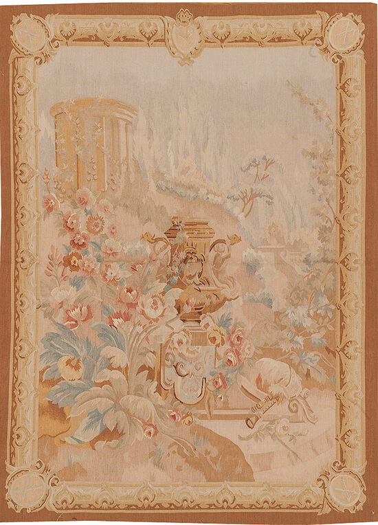 Recreation of an18th century design French Tapestry
                