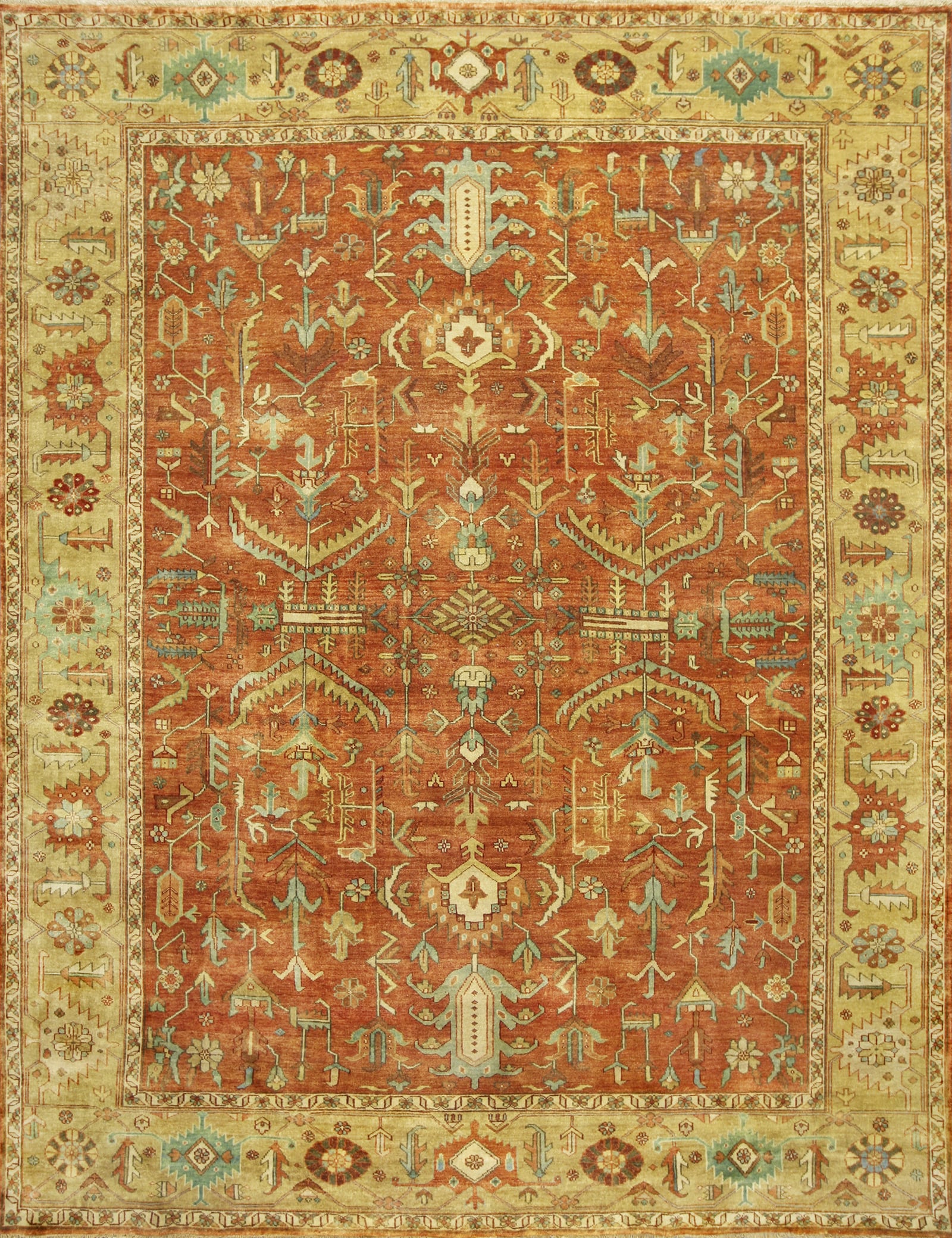 Antique Serapi Heriz 54 prg Red