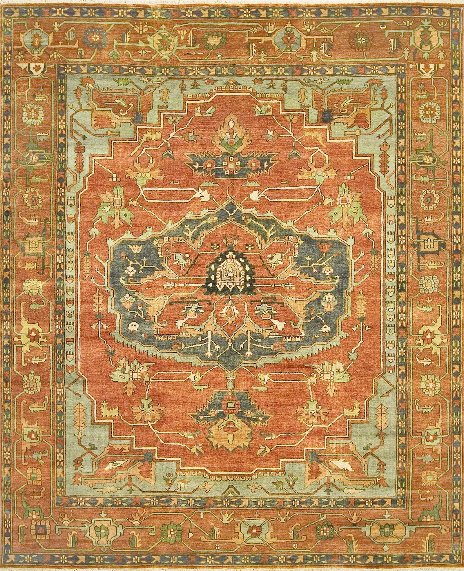 Antique Serapi Serapi 7-b prg Red