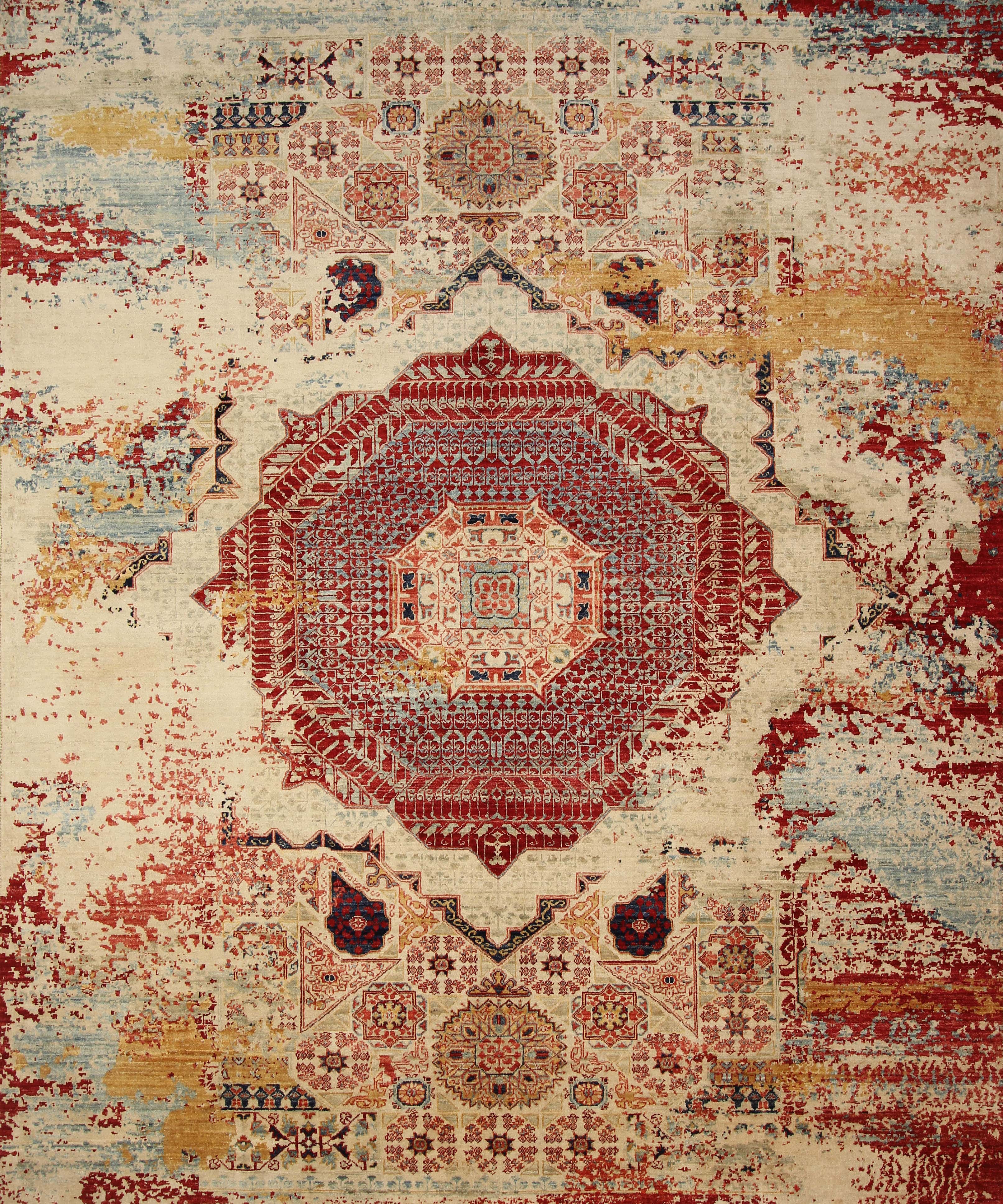 Aryana Mamluk Beige Multi