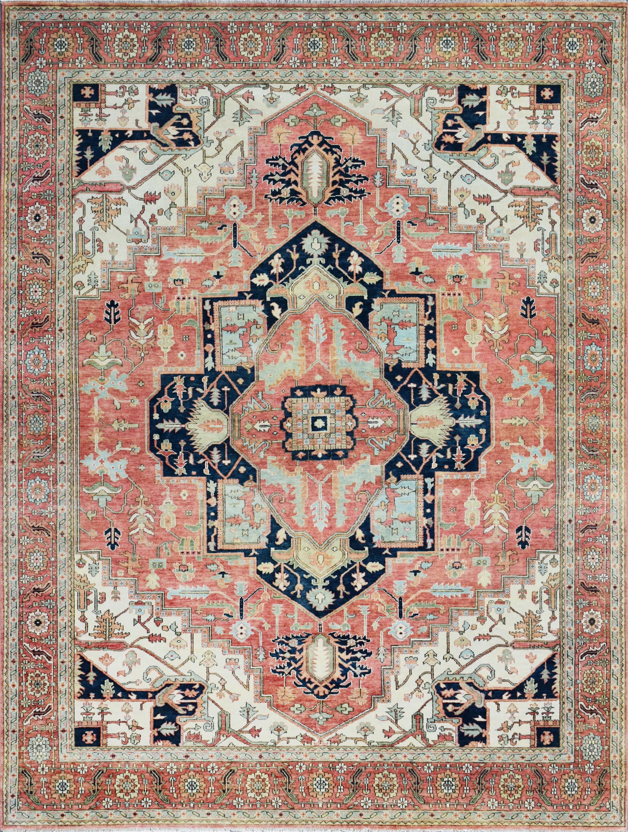 BAKSHAHESH II BK083 RED / BLUE