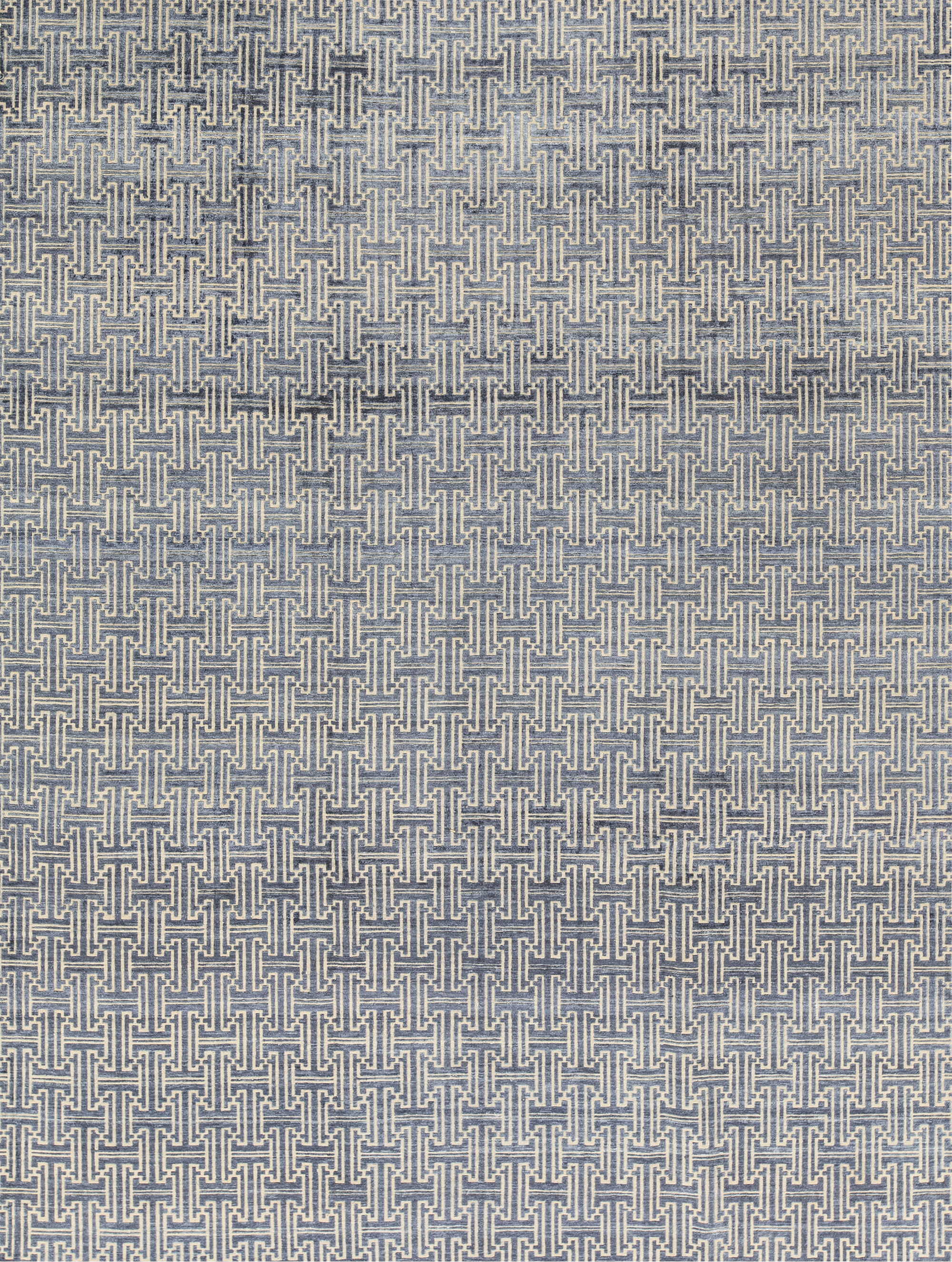 Canterbury Silk Jpm-4 Blue / Ivory
