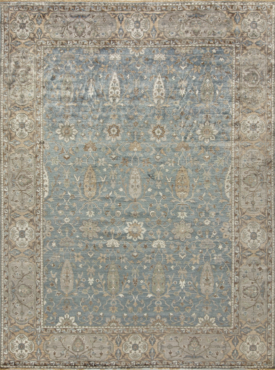 Neo Villa Damask Ki001 Blue
                