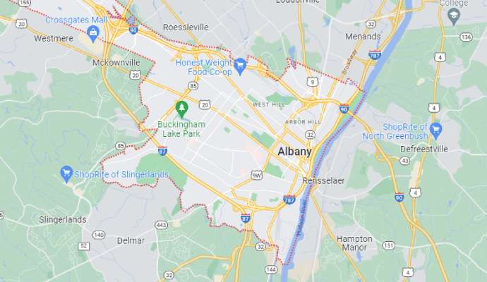 Jafri Rugs Service Area Map