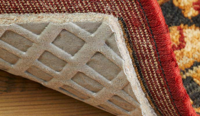 Custom area rug padding