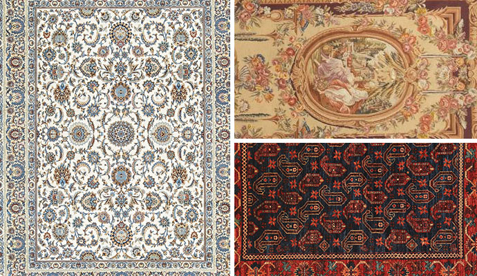 Traditional and european rugs