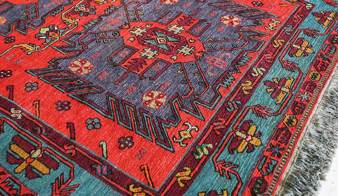turkish multicolored rug